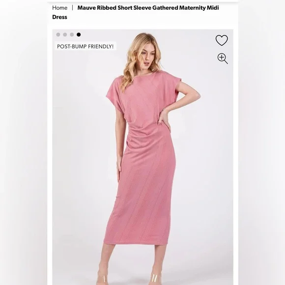 NWT Pinkblush Maternity Dress - Picture 2 of 4